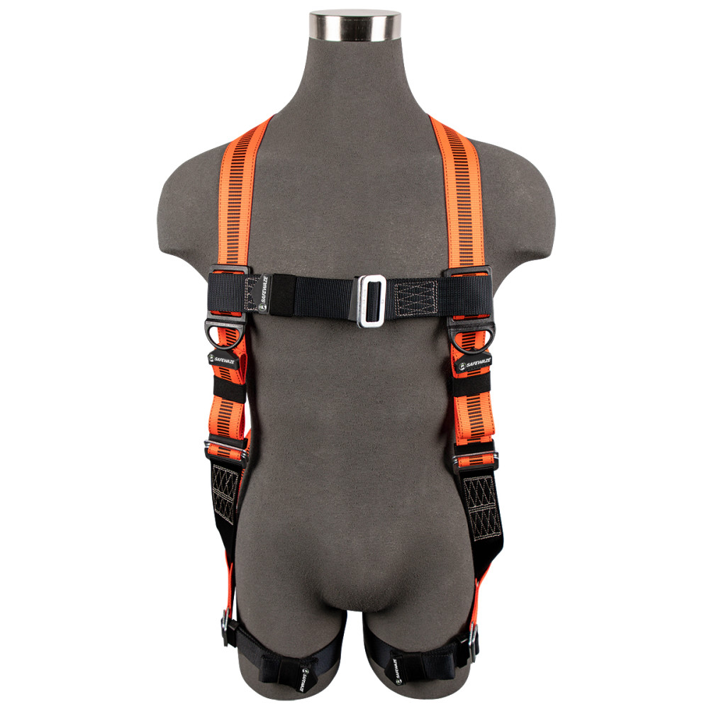 Safewaze Universal V Line Full Body Harness with 1D MB Chest/Legs - Flockneti