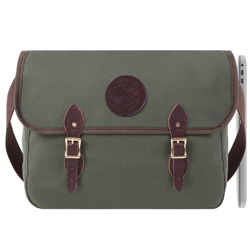 Duluth Pack 17 In. 13 Liters Capacity Olive Drab Laptop Book Bag - Flockneti