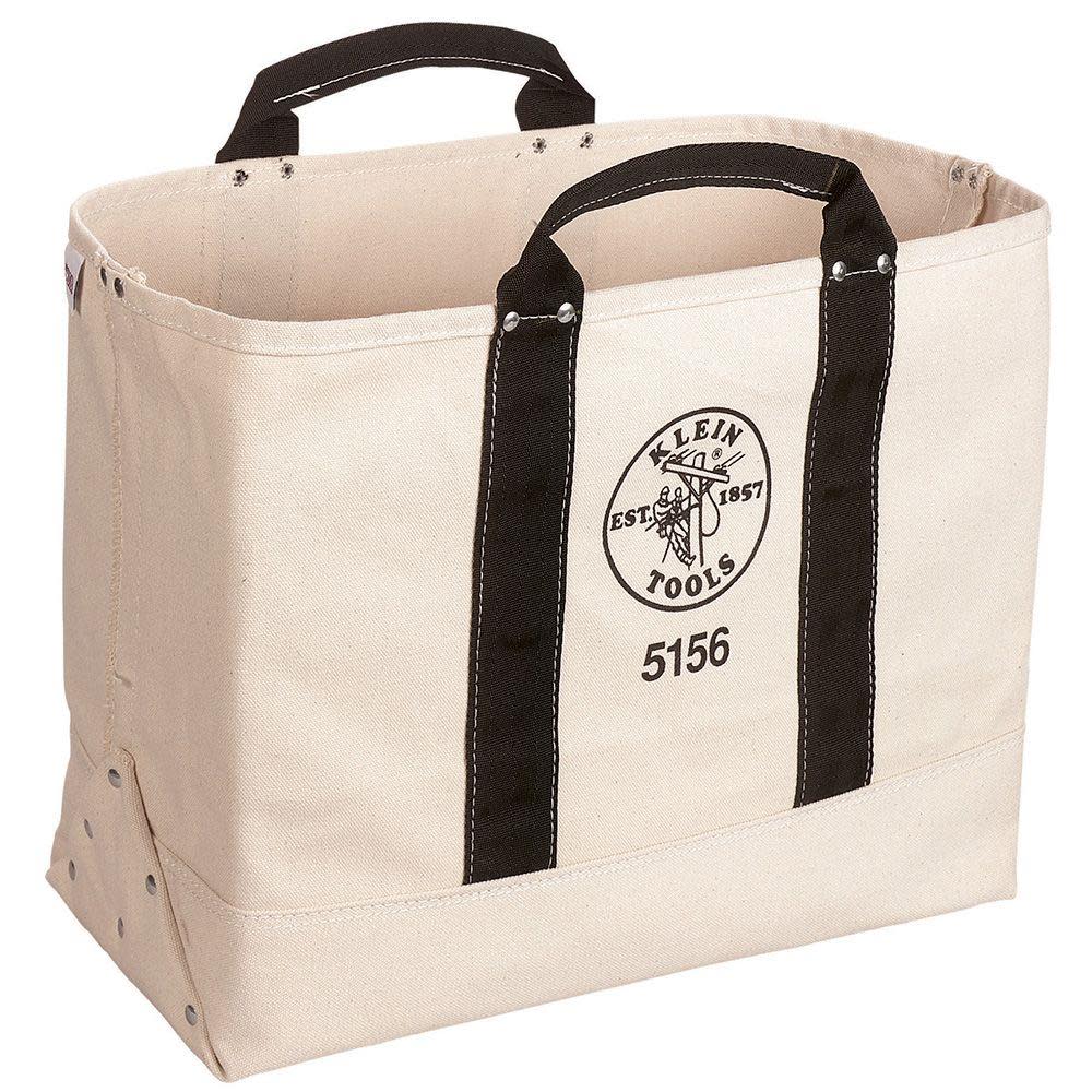 Klein Tools 19″ (483 mm) Canvas Tool Bag - Flockneti