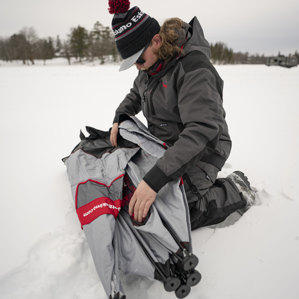 Eskimo Quickfish 3i Plaid Limited Ice Fishing House Portable - Flockneti