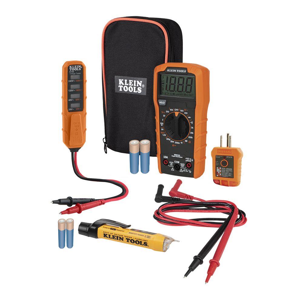 Klein Tools Multimeter Electrical Test Kit - Flockneti