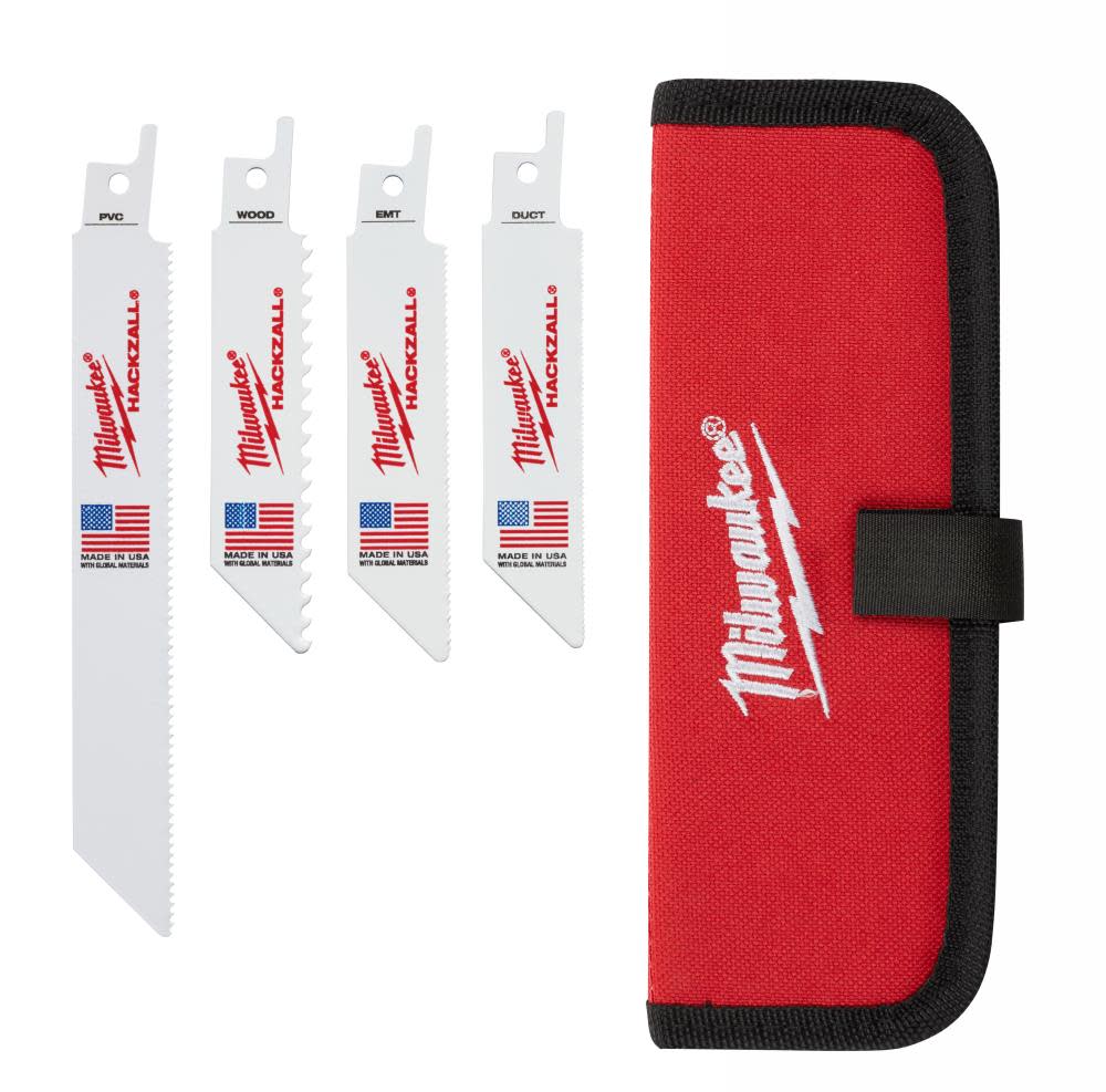 Milwaukee HACKZALL 10 Piece Blade Set - Flockneti