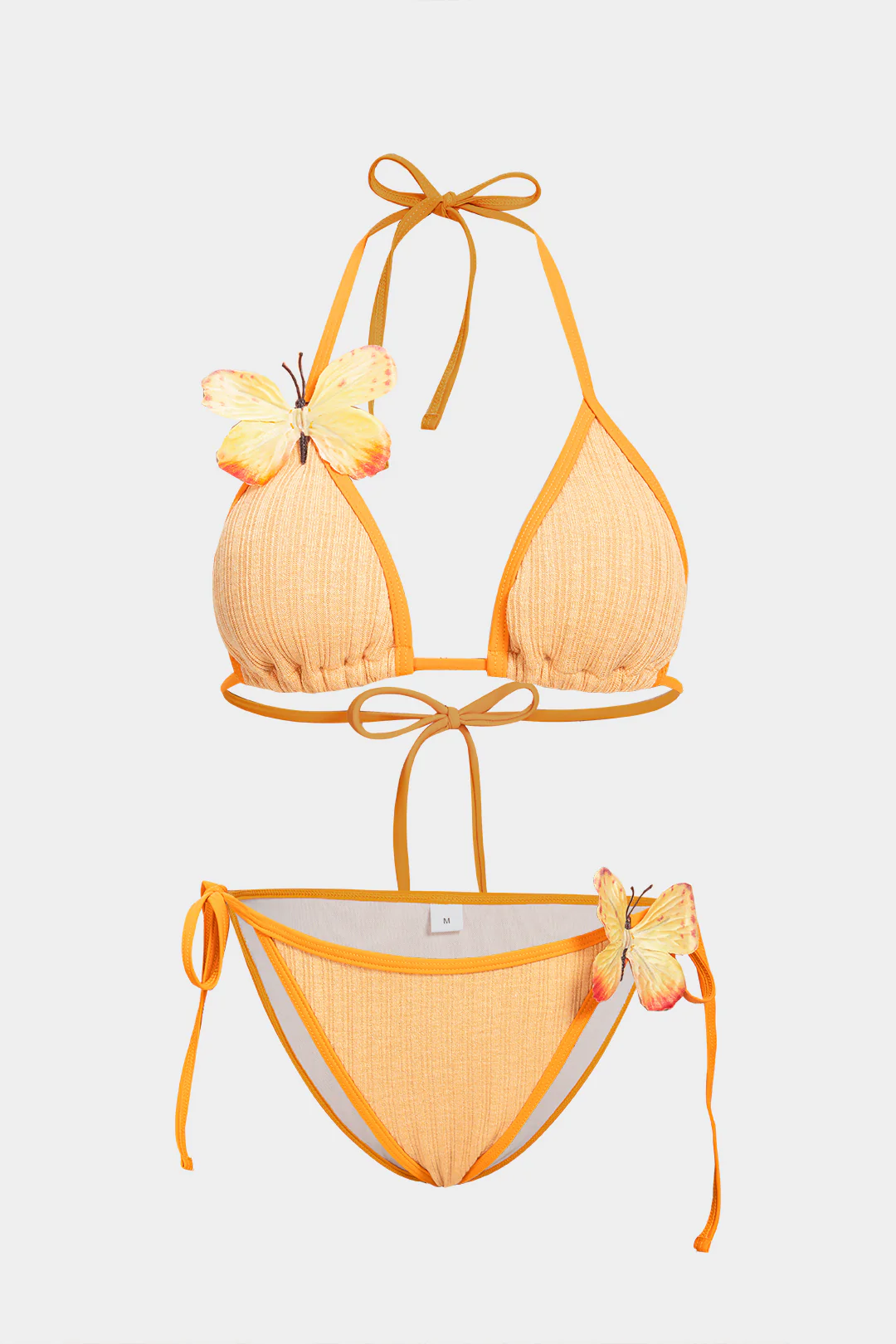 3D Butterfly Tie-Up Bikini Set - Flockneti