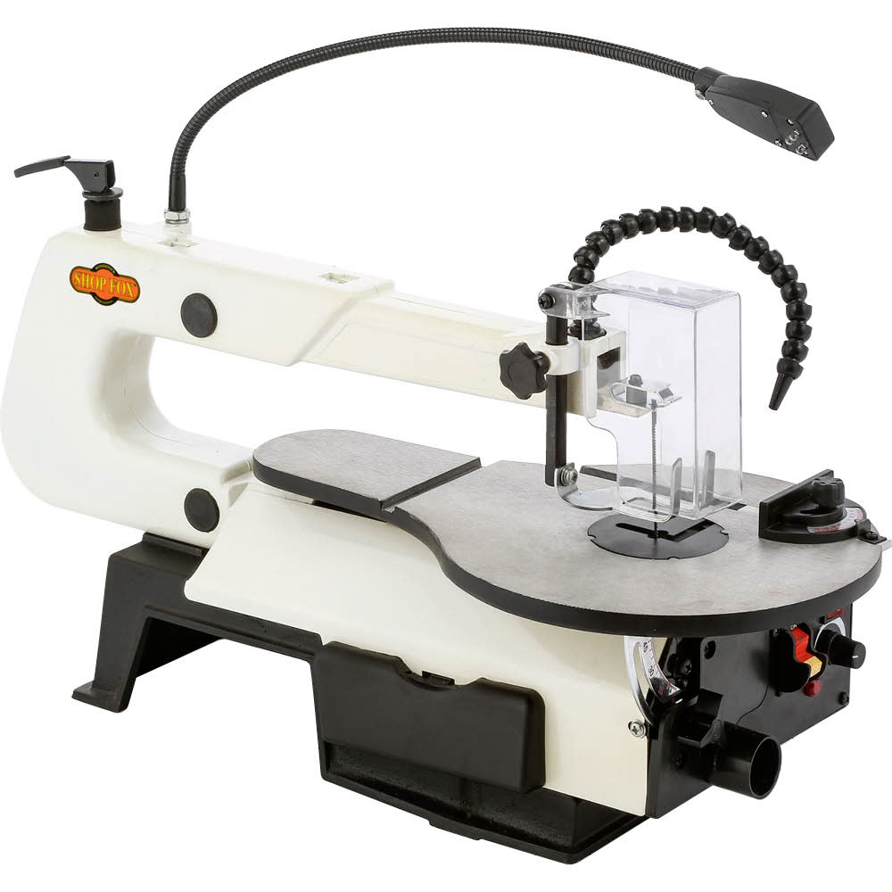 Shop Fox 16″ VS Scroll Saw with Foot Switch - Flockneti