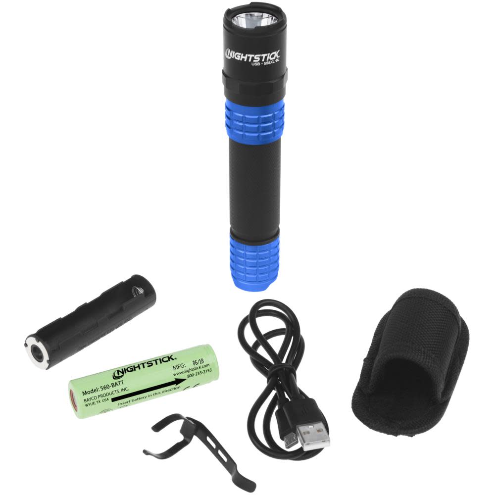 Nightstick USB Tactical Flashlight Rechargeable - Flockneti