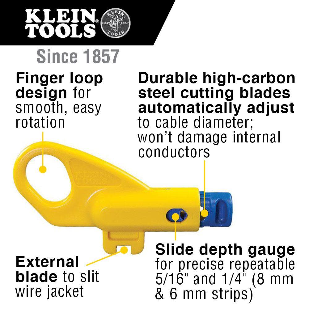 Klein Tools Twisted Pair Radial Stripper - Flockneti
