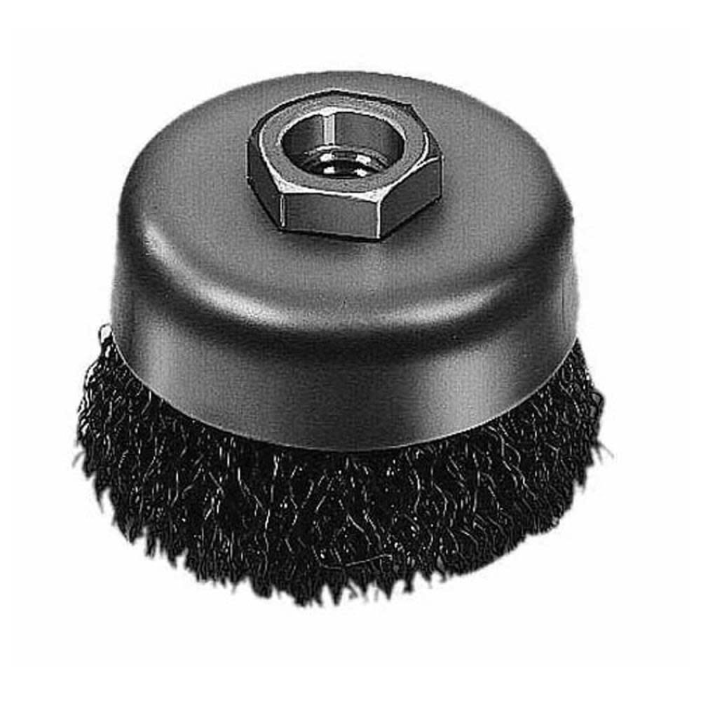 Milwaukee 6 in. Carbon Steel Crimped Wire Cup Brush - Flockneti