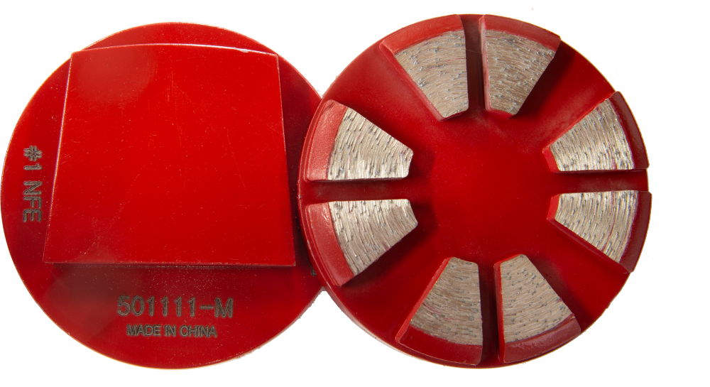 National Flooring Equipment Medium Bond Metal Grinding Disks – 40 Grit 8mm - Flockneti