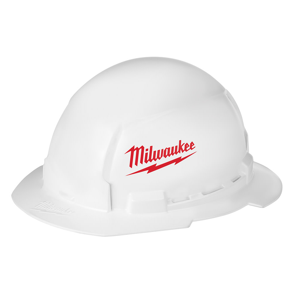 Milwaukee Full Brim Hard Hat with BOLT Accessories Type 1 Class E - Flockneti
