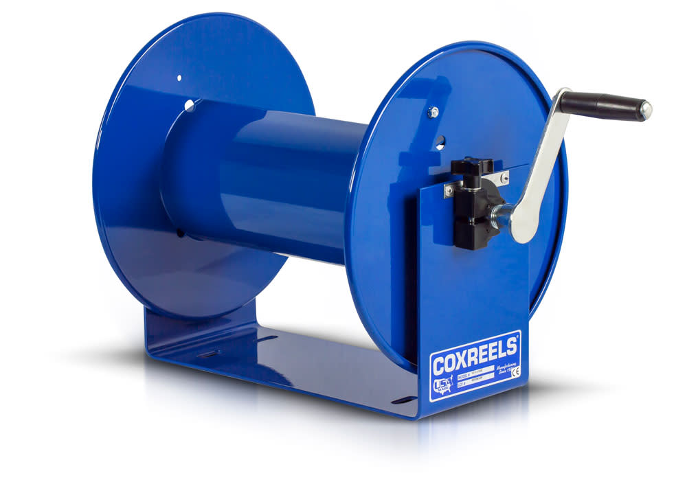 Coxreels Hand Crank Hose Reel 3/8″ x 250′ Hose Capacity 4000 PSI Hose Not Included - Flockneti