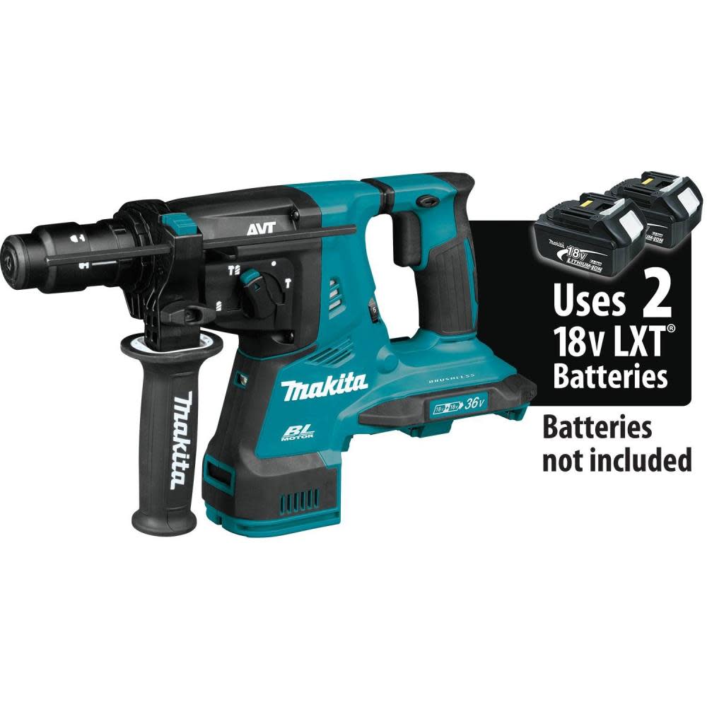 Makita 18V X2 LXT 36V 1 1/8″ AVT Rotary Hammer Bare Tool - Flockneti