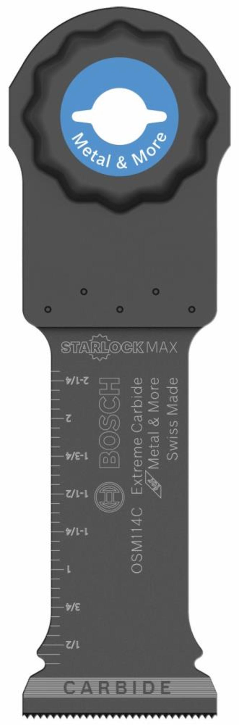 Bosch 1-1/4 In. StarlockMax Oscillating Multi Tool Carbide Plunge Cut Blade - Flockneti