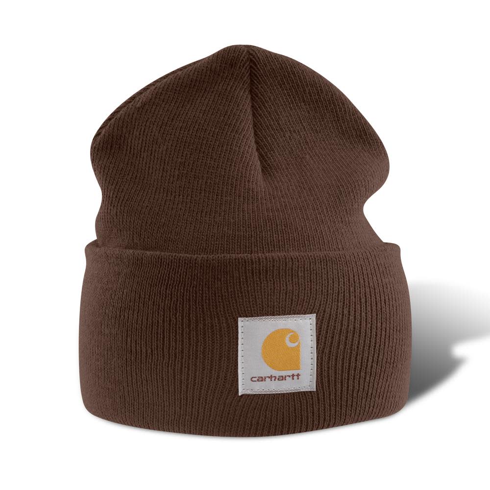 Carhartt Acrylic Watch Hat Dark Brown One Size Fits All - Flockneti