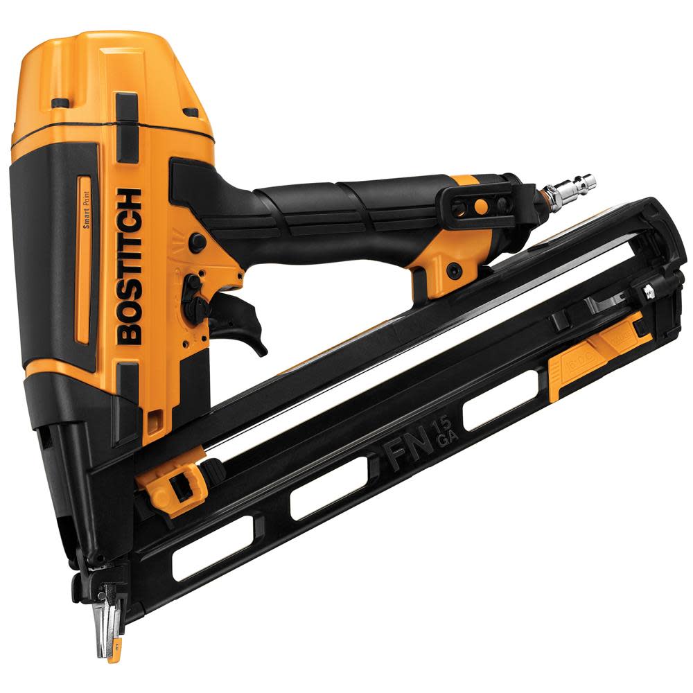 Bostitch 2.5-in x 15-Gauge Clip Head Finishing Pneumatic Nail Gun - Flockneti