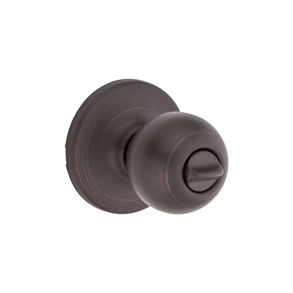 Kwikset Venetian Bronze Bed/Bath Polo Privacy Door Knob - Flockneti