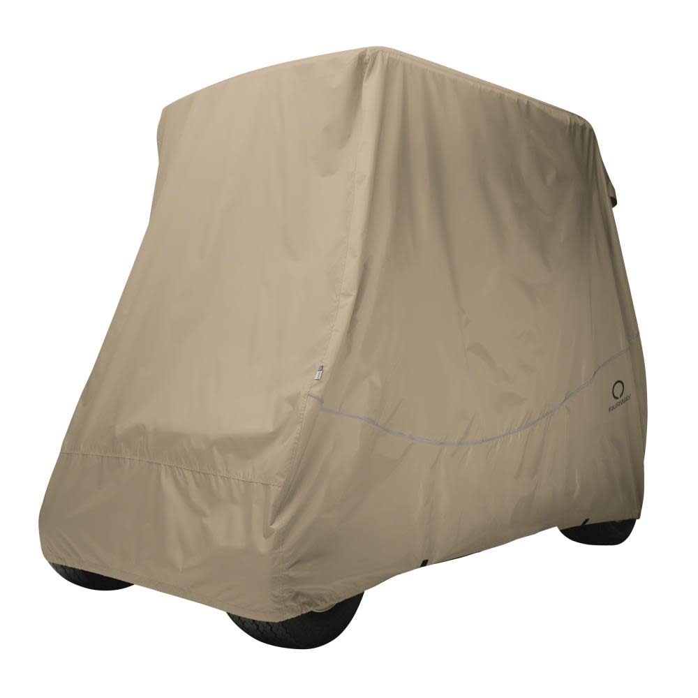 Classic Accessories Golf Car Quick-Fit Cover Long Roof - Flockneti