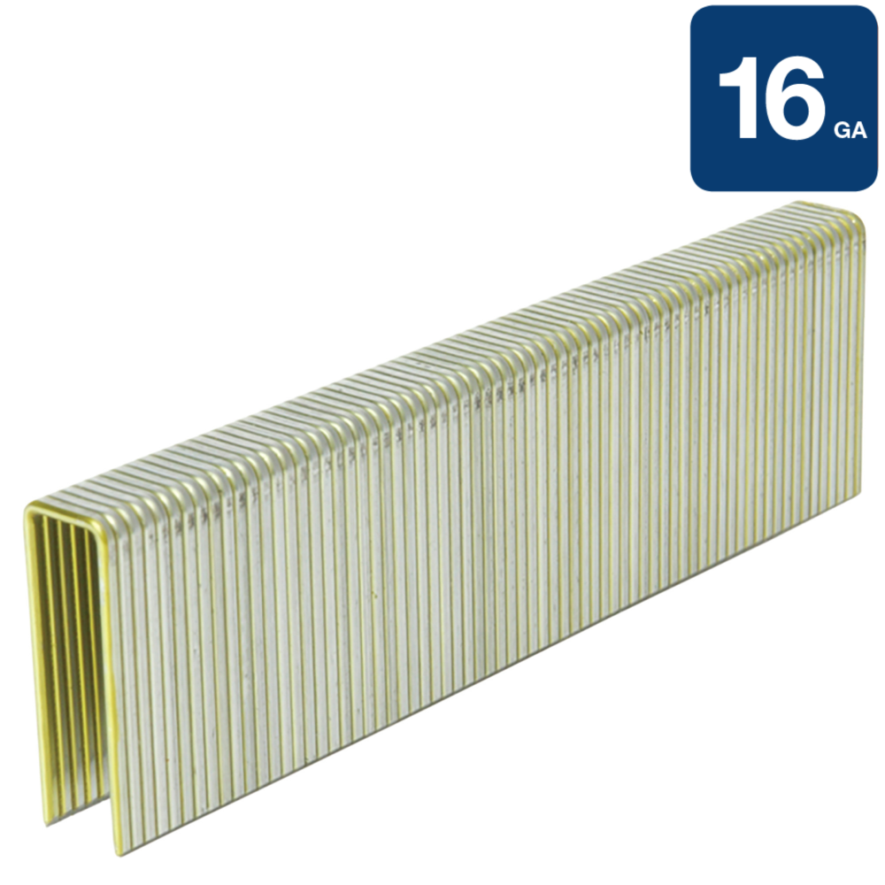 Metabo HPT 16 Gauge Galvanized Standard Crown Staples 7/16″ x 1 3/4″ 10000pk - Flockneti