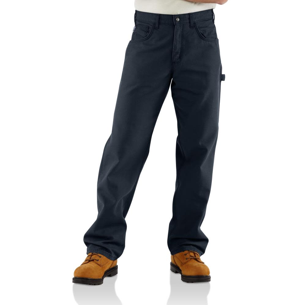 Carhartt Men’s Flame Resistant Loose Fit Midweight Canvas Jean - Flockneti