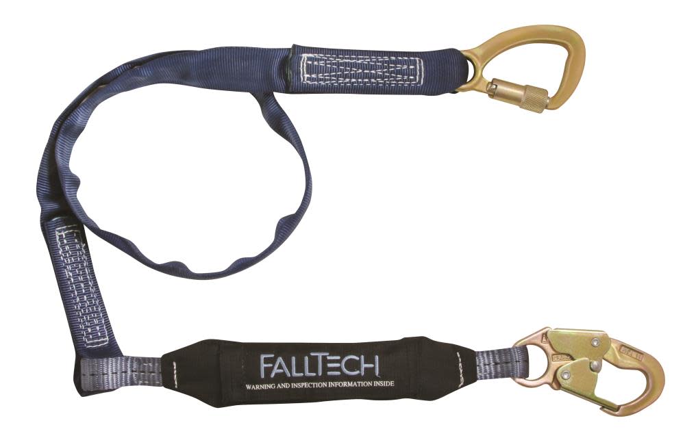 Falltech WrapTech 6Ft Shock Absorbing Lanyard - Flockneti