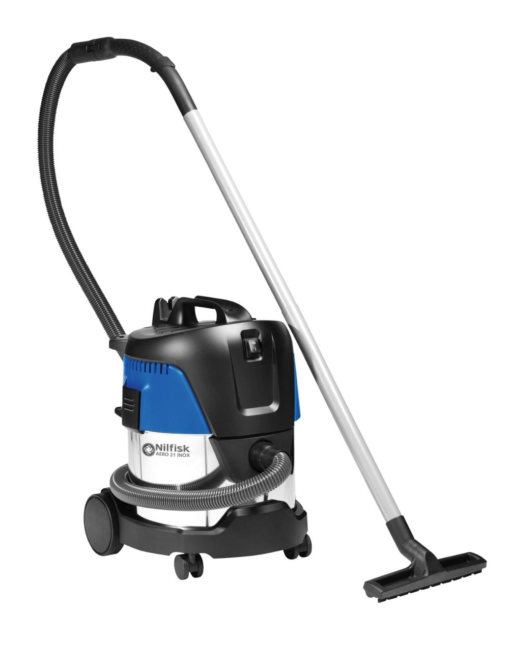 Nilfisk-Alto Aero 21 01 INOX Wet/Dry Vacuum 5 Gallon - Flockneti