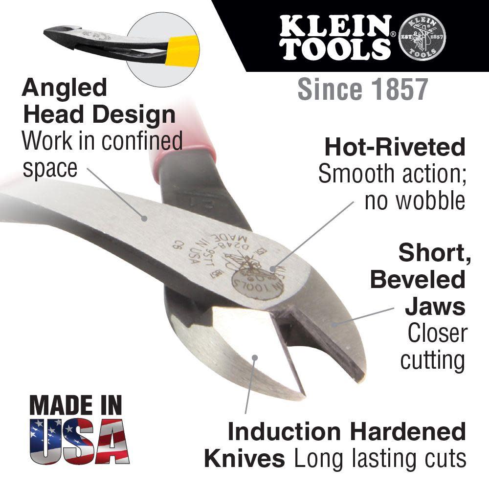 Klein Tools Heavy Duty Pliers Diagonal Cut 8″ - Flockneti