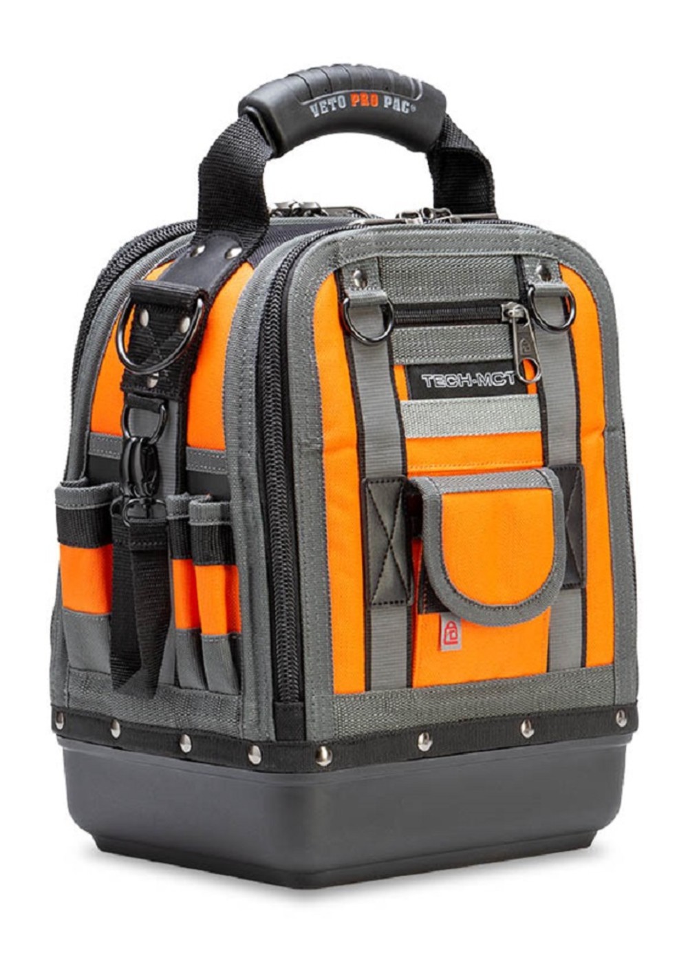 Veto Pro Pac Tech Tool Bag Compact/Tall Hi Viz Orange - Flockneti