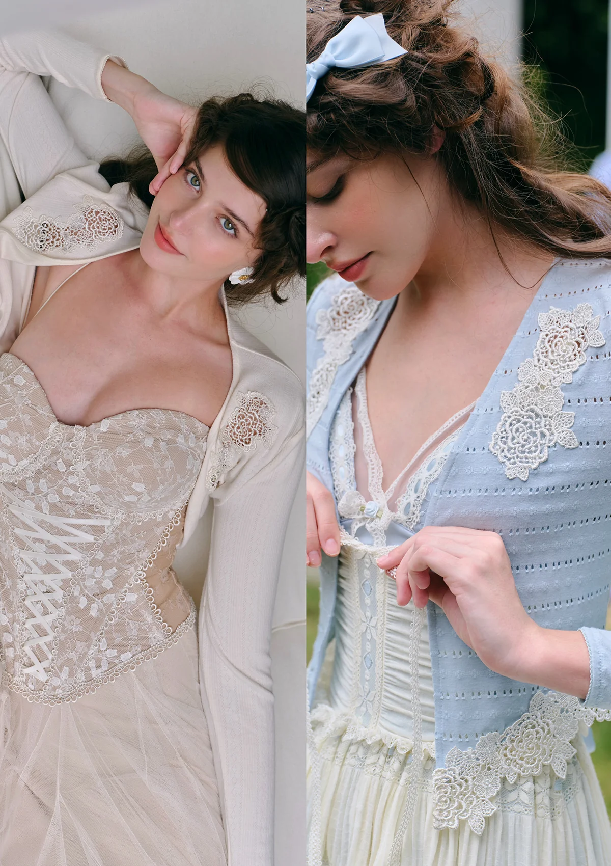 Ripples of the Double Melody Cardigan - Flockneti