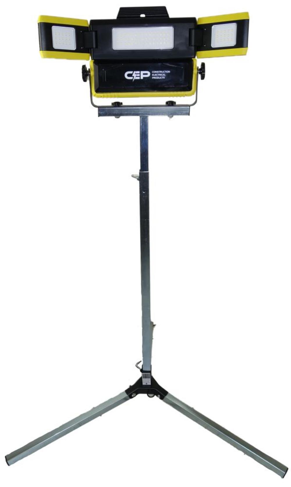 Construction Electrical Products 50 Watt Rechargeable Wing Light with Stand - Flockneti