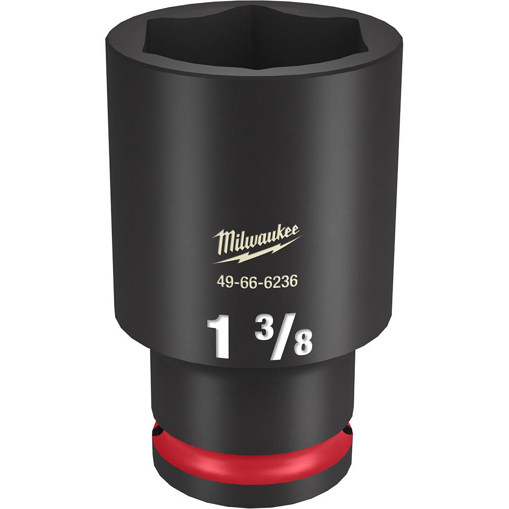 Milwaukee Impact Socket 1/2″ Drive 1 3/8″ Deep 6 Point - Flockneti