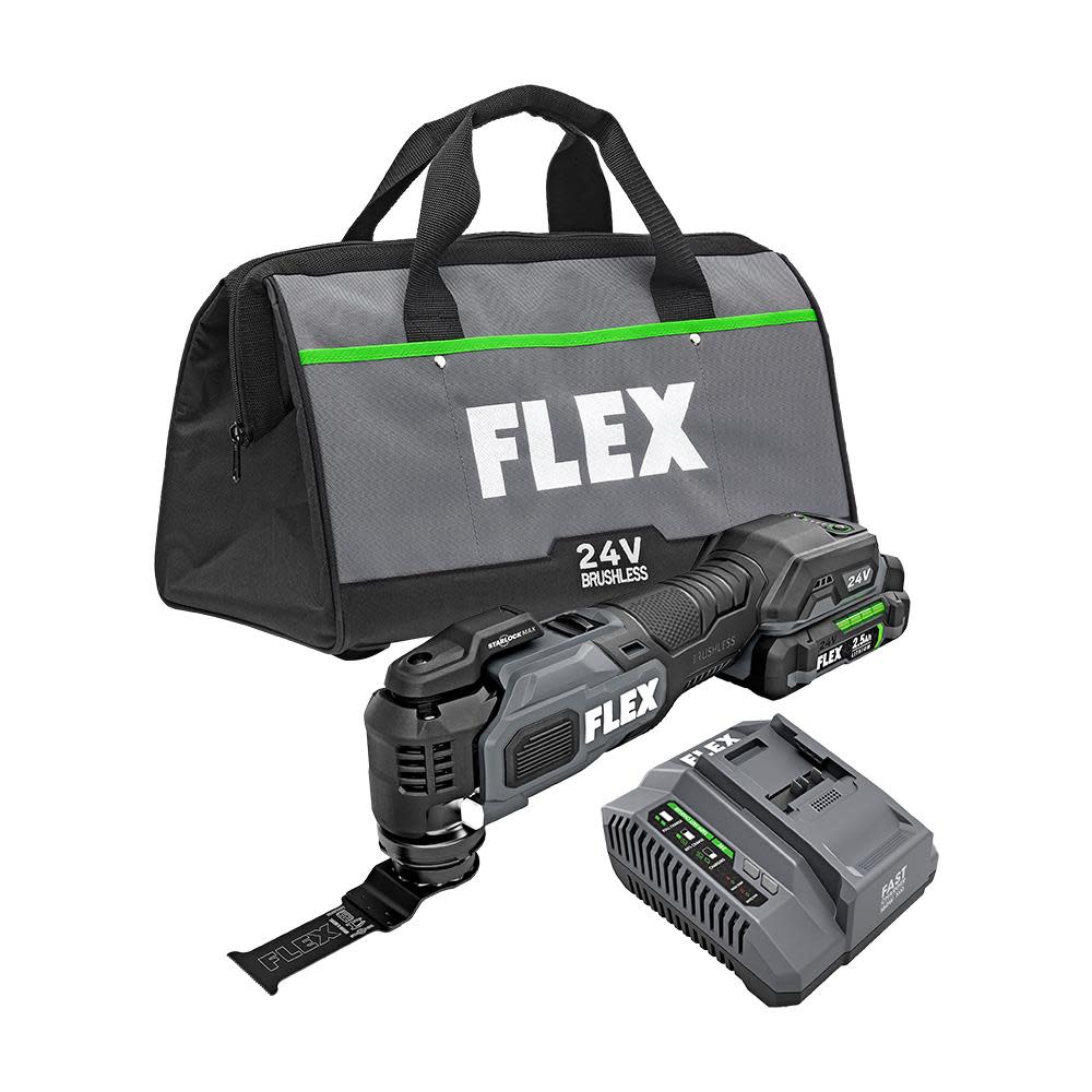 FLEX 24V Oscillatng Multi-Tool Kit - Flockneti
