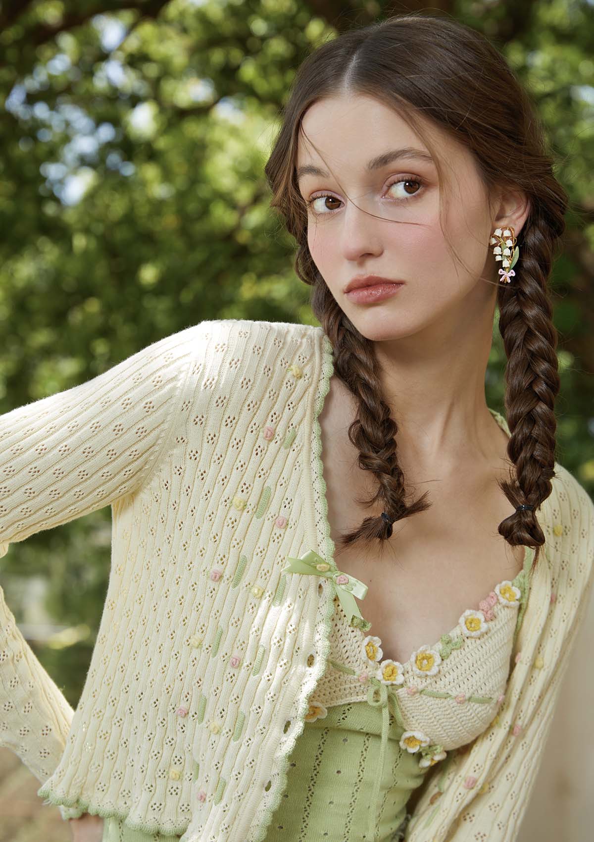 Honeygreen Manor Knit Cardigan - Flockneti