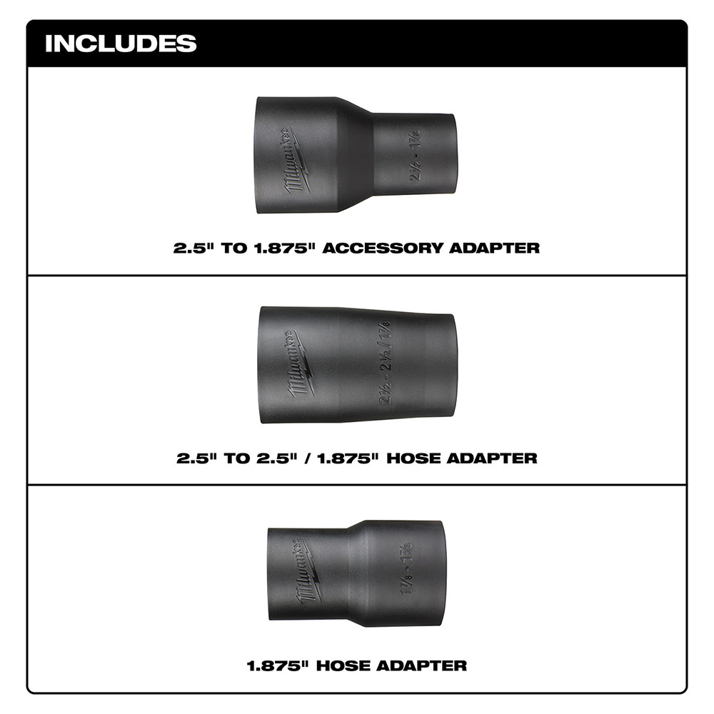 Milwaukee Hose and Accessory Adaptor Kit - Flockneti