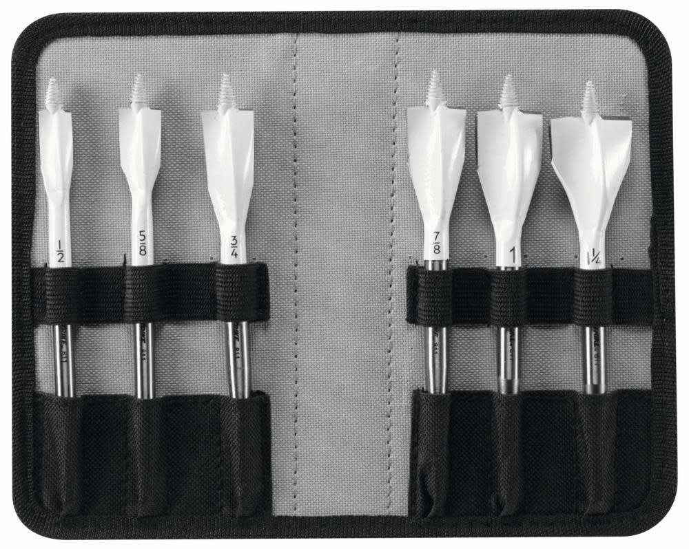 Bosch 6 pc. Nail Strike Wood-Boring Bit Set - Flockneti
