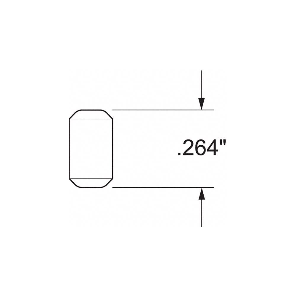 Kwikset 0.264″ Dia Metal Lock #5 Bottom Pin 100pk - Flockneti