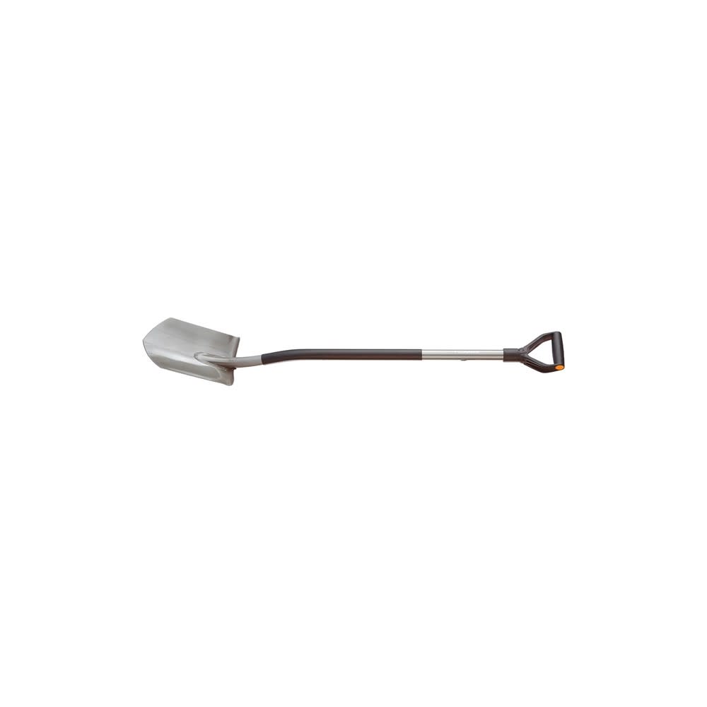Fiskars 49″ Ergo D Handle Round Point Steel Shovel - Flockneti