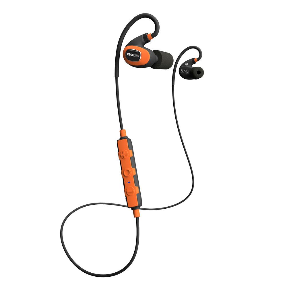 ISOtunes PRO 2.0 Wireless Bluetooth Earbuds – Safety Orange - Flockneti