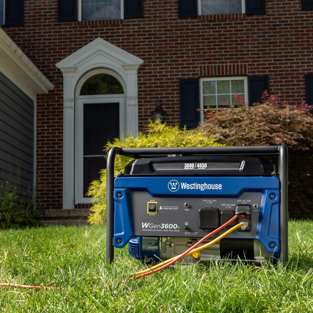 Westinghouse Outdoor Power 3600 Running Watt Portable Gas Powered Generator with RV Ready TT-30R 30 Amp Receptacle - Flockneti