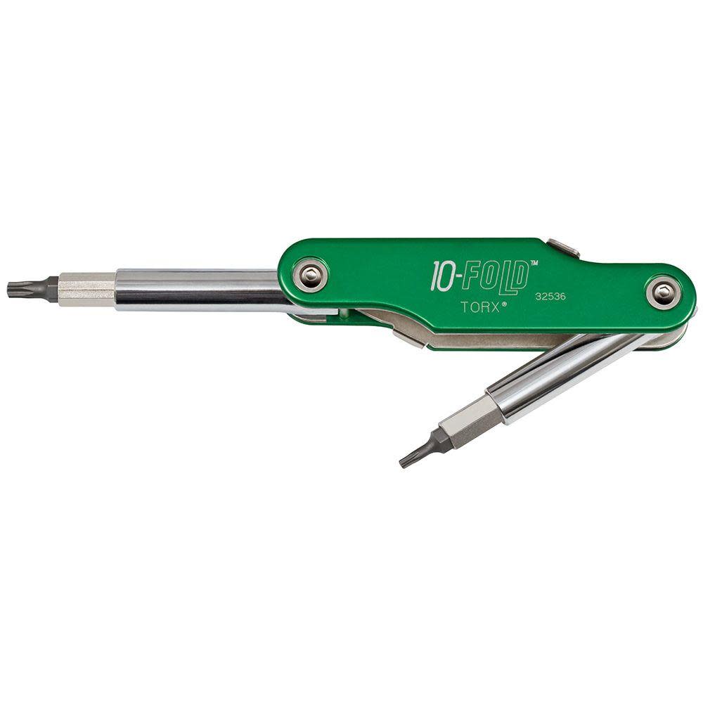Klein Tools 10 Pc Fold Screwdriver/Nut Driver - Flockneti