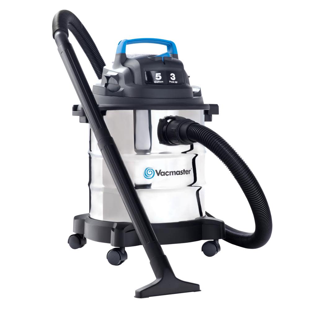 Vacmaster 5 Gallon Stainless Steel Wet/Dry Vac - Flockneti