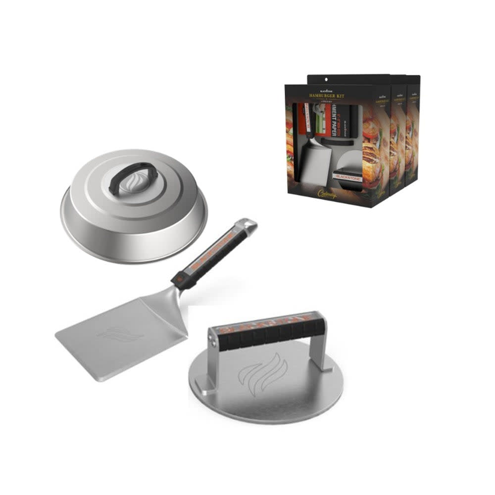 Blackstone Culinary Burger Kit Stainless Steel 3pc - Flockneti