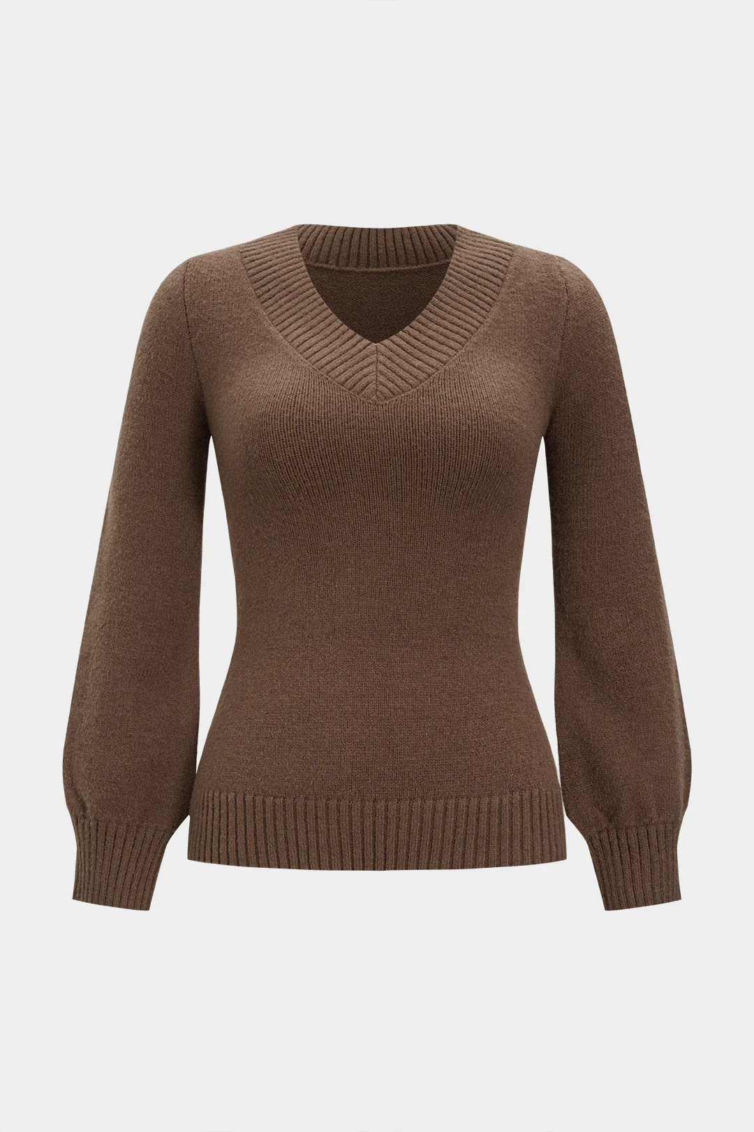 Knit Solid Long-Sleeve Top - Flockneti