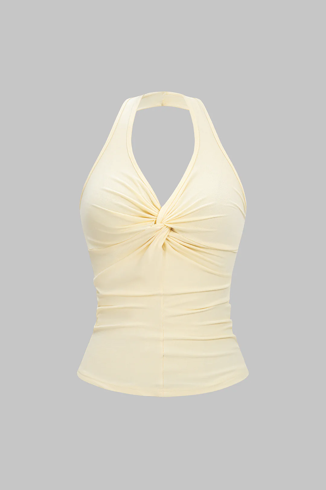 Halter Neck Twist Knot Cami Top - Flockneti