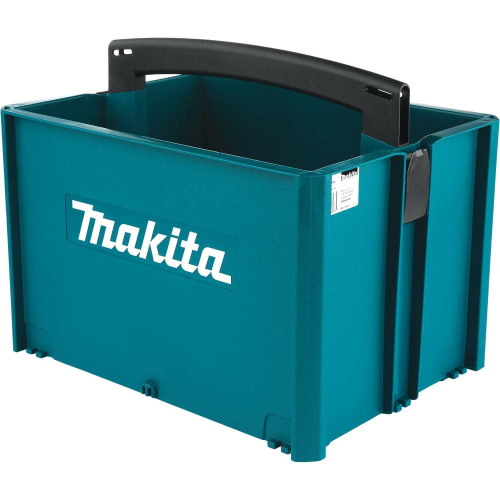 Makita MAKPAC Interlocking Tool Box Large 10″ x 15 1/2″ x 11 1/2″ - Flockneti