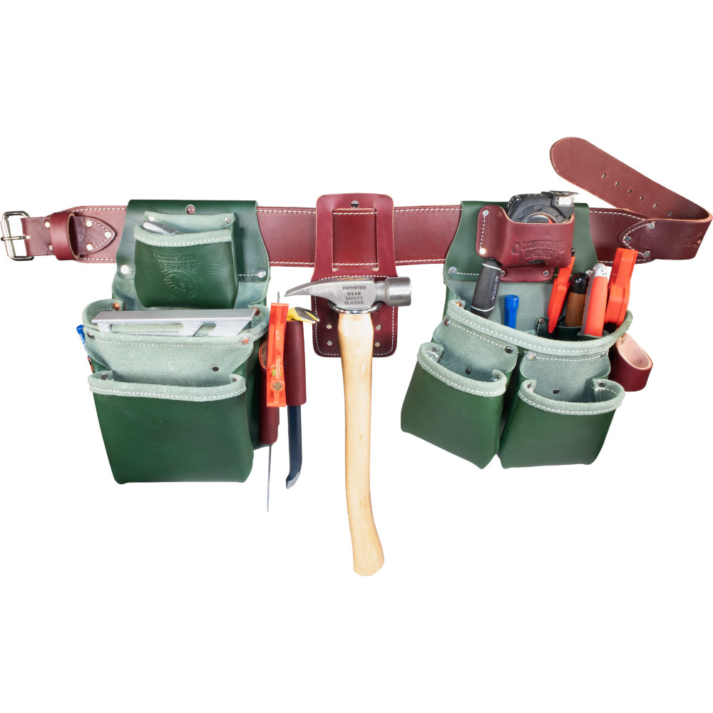 Occidental Leather Pro Framer Tool Belt Green 2X - Flockneti