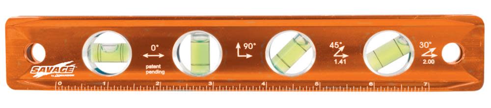 Tool 9 In SAVAGE Magnetic Billet Torpedo Level with Metric (22 CM) - Flockneti