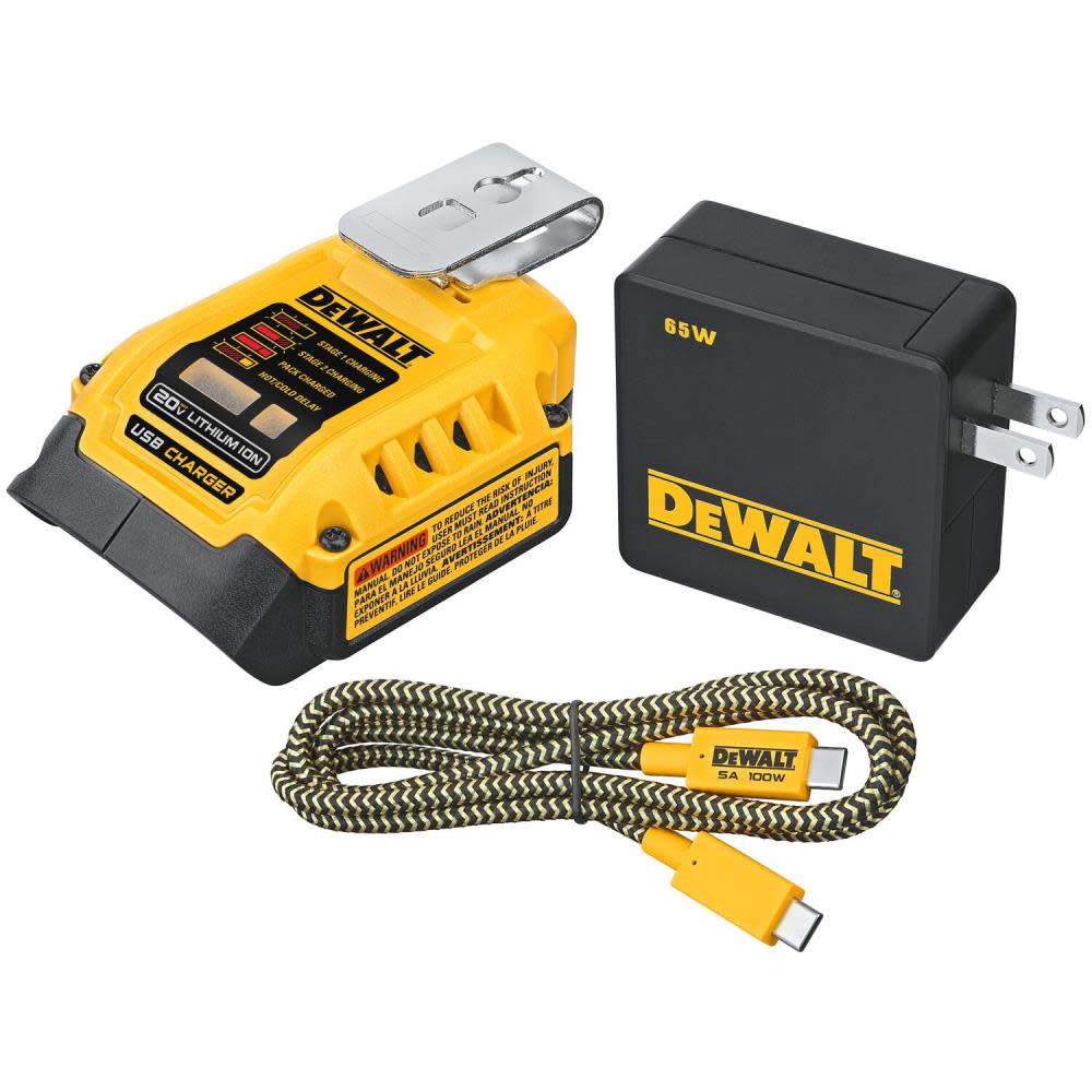 DEWALT 20V USB-C Charging Kit - Flockneti