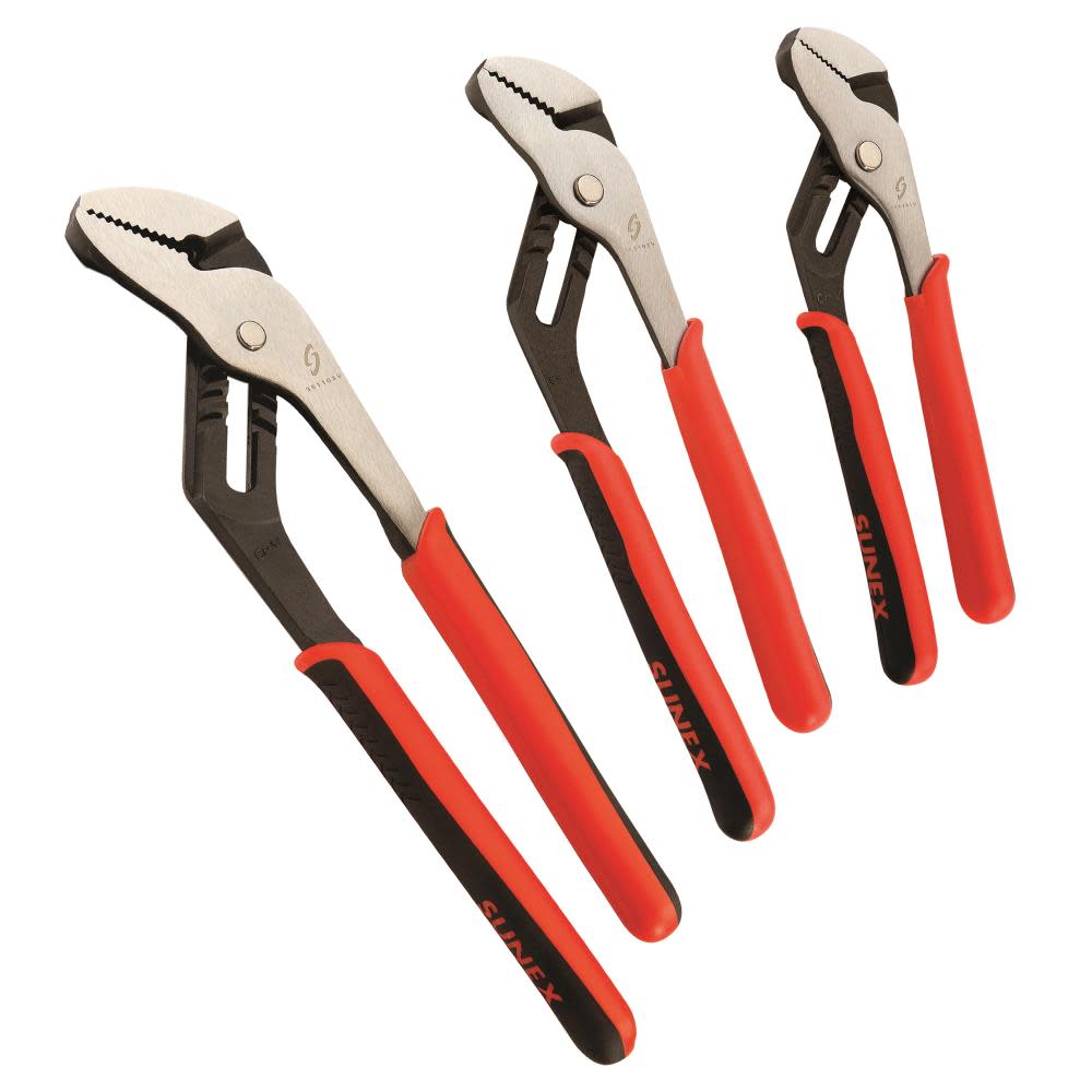 Sunex Tongue and Groove Pliers Set 3pc - Flockneti