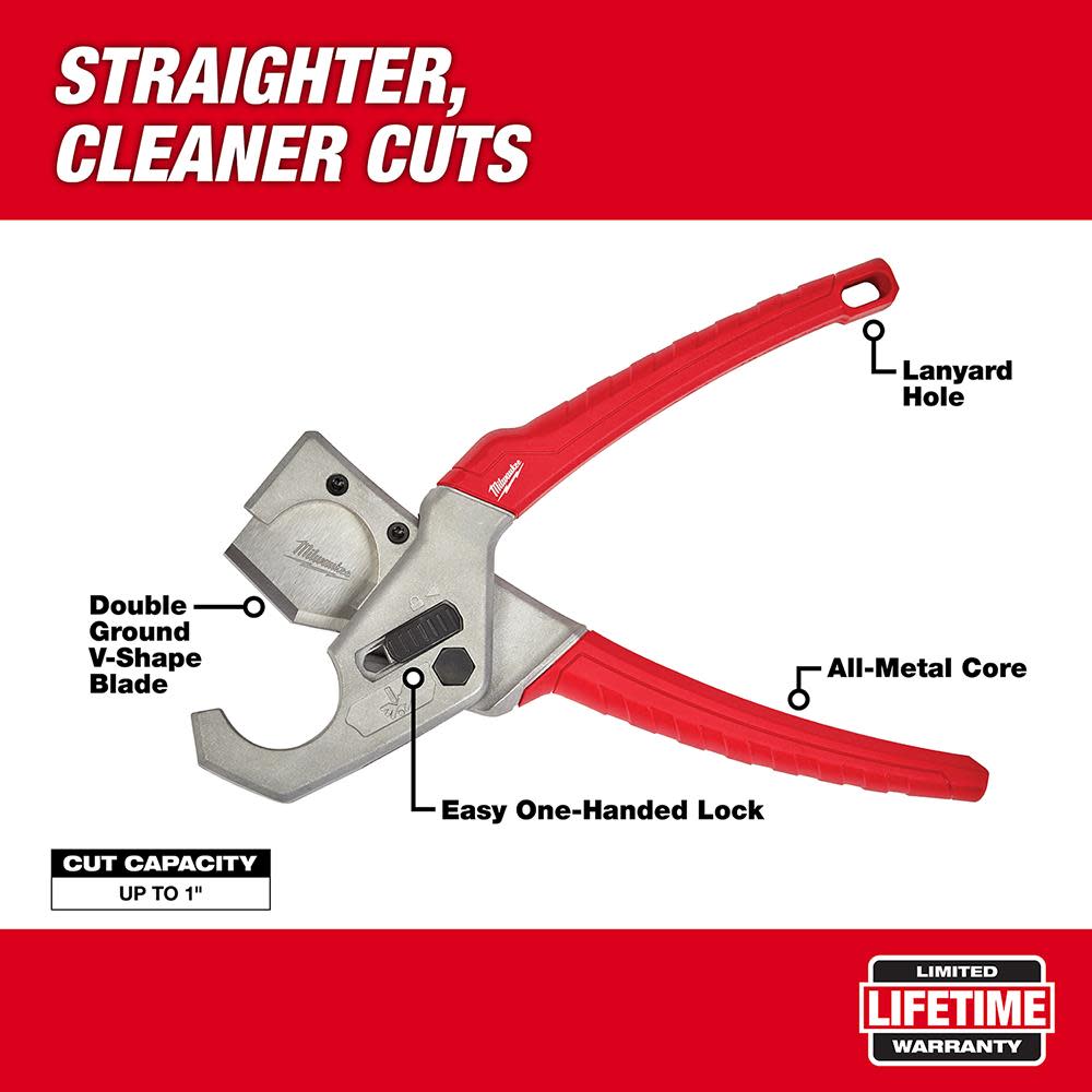 Milwaukee PEX & Tubing Cutter - Flockneti