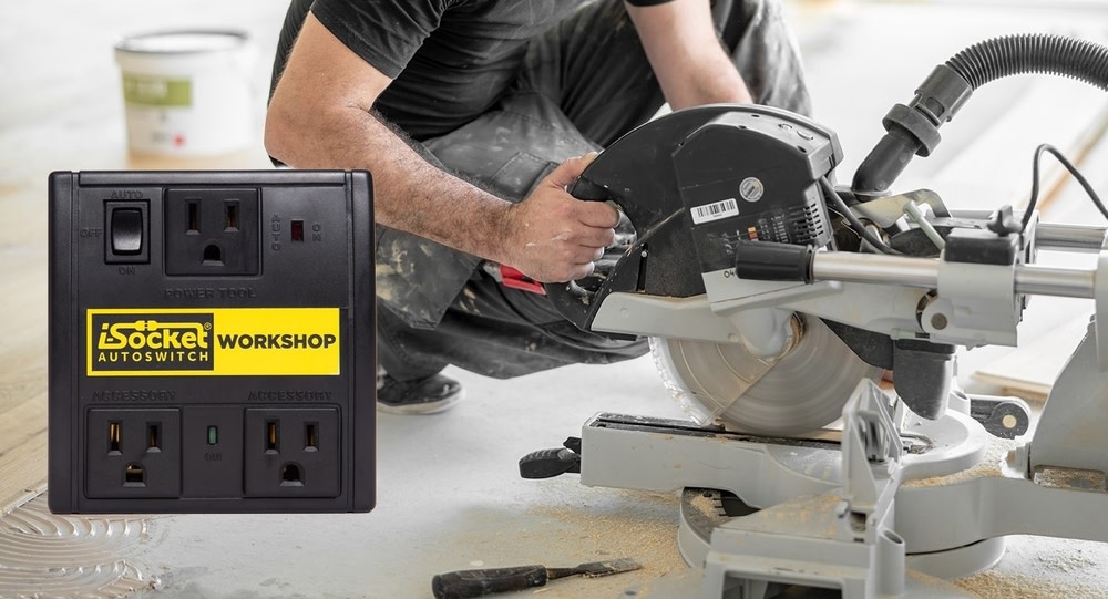 DGC Products i-Socket Workshop Automatic Dust Control Switch - Flockneti
