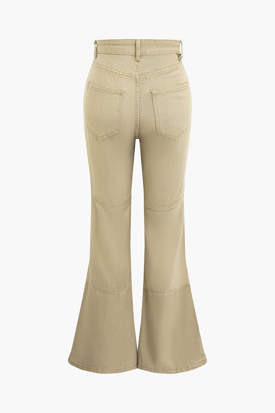 Denim Irregular Flared Jeans - Flockneti